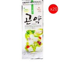 [더착한푸드]대신 묵곤약 500g 20개 식자재마트 대용량 업소용 실곤약 곤약소바 일본곤약 알곤약 곤약누들 곤약면 곤약제리 곤약국수