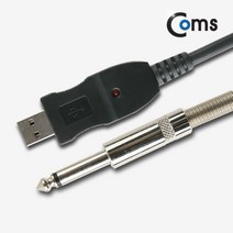 OK부품 케이블 젠더 KT802 USB 컨버터 마이크폰 기타 모노 6.5