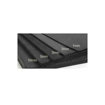 Eva 폼 시트 공예 펀치 DIY 수제 모델 만들기 재료, Black, Thick 1mm 35 x50cm