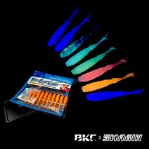 백경 스웨긴 투블럭 웜 SG-501 볼락 전갱이 루어 축광 케이무라, 06 핑크글로우