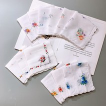 명품손수건 남자 등산 손수건 행거칩 순수면 의 구식 여자의 골동품 만화 클래식 치아 땀