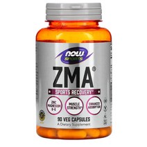 NOW Foods Sports ZMA 운동 후 회복 베지 캡슐 90정