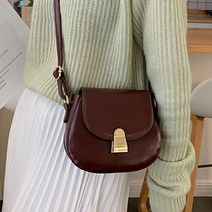 에블 대박걸 복고풍 심플 데일리 디자인 숄더 크로스백 여성 핸드백 4color