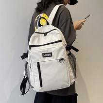 캐쥬얼 팝 데일리 백팩 아이보리 책가방 학생 여행용 노트북 태블릿 수납 패션 잡화