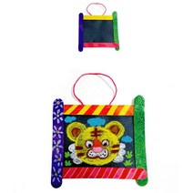 6세용 촉감 창의력 사포그림액자만들기 미술활동 소근육 어린이만들기키트 미술재료