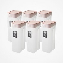 락앤락 한손에 착 물병 HPI817S6C 6p, 핑크, 1400ml