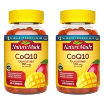 Nature Made CoQ10 네이처스메이드 코큐텐 100mg 망고맛 젤리 60구미 2팩