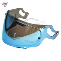 바이크 오토바이 헬멧 7 색 W/골드 블루 이리듐 연기 전체 얼굴 바이저 렌즈 케이스 ARAI RX-7X RX7X CORSAIR-X RX-7V VAS-V, Blue