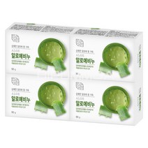 무궁화 자연미인 알로에비누 90g 미용비누 세수비누, 4개