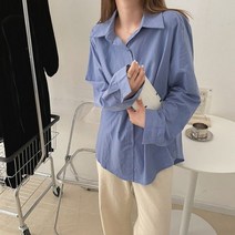 아디핏걸 베이크 심플 단색 블라우스 5COLOR