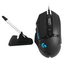 로지텍 G502 HERO 게이밍 유선 마우스 + 마우스 번지대