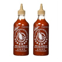 Flying Goose Sriracha Sauce 유럽 독일 플라잉 구스 스리라차 갈릭 핫 칠리 소스 455mL 2팩