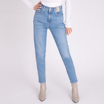 리바이스 가을청바지 하이 웨이스트 맘 진 라이트 블루 데님팬츠 269860017