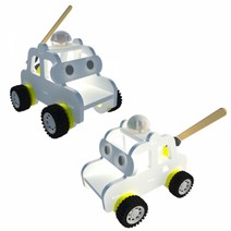 창작용 우드락 자석자동차(LED형)(5인용) (HS)문구용품 장난감 문구도매 학습준비물 만들기용품 DIY용품 공예 완구