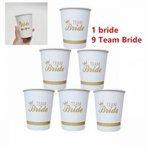 1 세트 신부 베일 새틴 새시 Hiarband 샤워 결혼 웨딩 장식 문신 스티커 독신 파티 용품, 1bride 9team bride