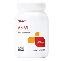 GNC MSM 1000mg 캡슐, 90개입, 1개
