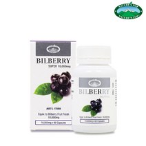 [호주 네이쳐스탑] 빌베리 10 000mg 60캡슐 Bilberry 안토시아닌 눈건강