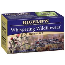 Bigelow 프로바이오틱 3가지 맛 버라이어티 팩 티백 카페인 녹차 및 프리 허브 티 18개 박스 6개 총 108개 USA 미국, Whispering Wildflowers, 18 Count (Pack of 6)