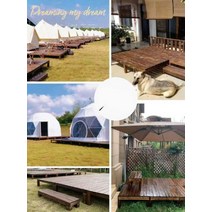 조립식평상 낚시터 야외테이블 마루 마당꾸미기, 100x60x54cm 플랫폼