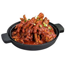 캠핑 간단술안주 밀키트 서산마늘과 청양고춧가루로 양념한 수제양념닭발 (뼈닭발 튤립닭발), 통뼈닭발750g