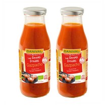 DANIVAL 다니발 토마토 양파 피망 가스파초 콜드 스프 Gazpacho cold soup 500g 2개, 1세트