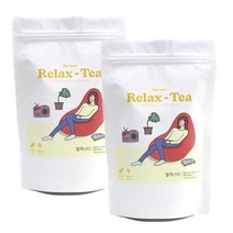 티밋 캐모마일 릴렉스티 무카페인 + 쇼핑백, 1.5g, 30개입, 2개