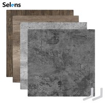 시멘트사이딩 시멘트 사이딩 PVC 보드 60x60cm 23.62x23.62 인치 사진 배경 나무 시멘트 장식 양면 3D 텍스, 01 하늘색_01 600x600