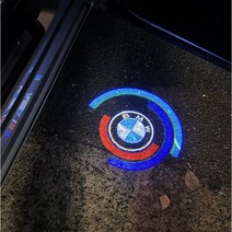 굿즈인홈 4K도어라이트 BMW 무변색 유리 렌즈 도어램프 2피스1세트, BMW(2개), 1개
