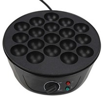타코야끼 기계 타오야키 팬 220v 베이킹 기계 가정용 전기 공, 큰 검정