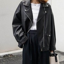 시크 블랙 라이더자켓 캐주얼 양털 아우터 자켓 겨울 패딩
