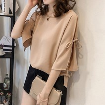 쉬블림로브 루즈핏 라운드 블라우스_0622