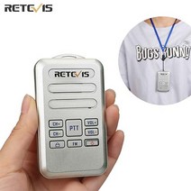Retevis-RT20 미니 워키토키 트랜시버 양방향 라디오 워크 토크 PTT 라디오 커뮤니케이터 워키토키 레스토랑 호텔 홈, 1 piece