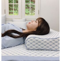 아이스 쿨 냉감 4D베개 제작상품 얼음 쏘쿨 신소재 베개 + 베개커버 4color, 1. 아이스 올화이트_NC251-01