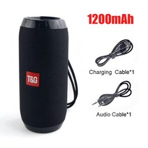 휴대용 블루투스 스피커 무선베이스 열 방수 야외 USB 지원 AUX TF FM 라디오 서브 우퍼 라우드, CHINA, 05 black 1200mAh