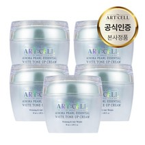 디 아트셀 오로라 진주 에센셜 화이트 물광 광채 밀착 톤업 수분크림 50ml, 5개