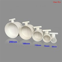 공기량 조절 밸브 환기 파이프 HVAC ABS 플라스틱 가스 댐퍼 덕트 50 75 110 160 200 mm, 03 110mm