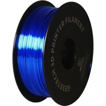 휴비나인 3d펜잉크 GEEETECH 3d 실크 PLA 필라멘트 3D 프린터 소재 안전 진공 포장 특수 색상 버블 프리 용 1kg175mm 스풀 와이어, Silky Royal blue+영국