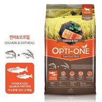 사조 옵티원 연어 오트밀 1kg, [강아지사료] 옵티원 연어 오트밀 1kg