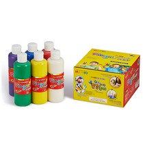 [문교] 핑거페인트 (200ml6색), 단품