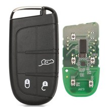 Jingyuqin 애프터 마켓 스마트 원격 키 433mhz 4A Keyless for Jeep Renegade Compass CCUV Trailhawk SIP22 M3N408213, for Renegade+3 Buttons Trunk
