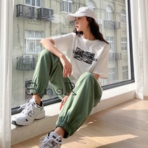 Sun siR 아이스 속건 트레이닝 팬츠 여름 얇은 와이드 조거 모기기 방지