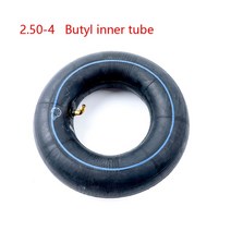 전동보드 전동휠 9인치 2.80/2.50-4 전기 스쿠터 앞뒤 바퀴 공압 타이어는 오토바이 BMX 균형 차량에 적, 02 Butyl, 한개옵션1