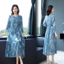 [국내당일발송]지패션 실크 스티칭 빅사이즈 원피스 데이트룩 하객룩 바캉스룩 55 66 77 88 99까지