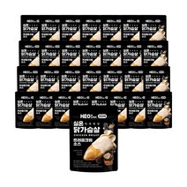 허닭ON 촉촉담백 실온 닭가슴살 트러플크림, 30개, 120g