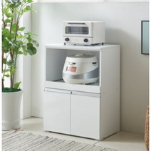 편리 넉넉한 수납공간 주방용품 정리 수납장 펜션 밥솥선반 미용실 호텔, 메탈릭그레이