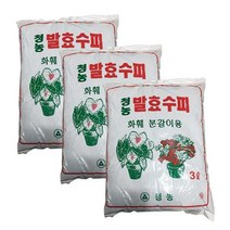 발효수피 3L(3개) 화훼분갈이용 부산물 퇴비 웃거름, 발효수피 3L (3개)