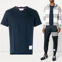 톰브라운 [명품]톰브라운 사이드슬릿 패치 티셔츠 MJS067A 00042 415 0004 2415