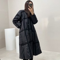 여성용 크라빈 노카라 롱 패딩