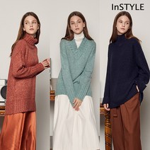 [홈쇼핑 인기상품] 인스타일 겨울 멜란지 니트 3종