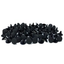 DJ-58 (0BF7068865) 100개 파스너 고정화스너 검정색 후드 드렁크 헤드라이닝, 1봉지 100개